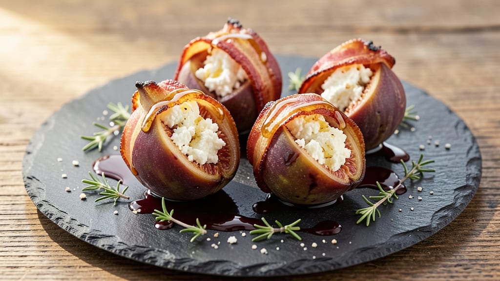 Bacon-Wrapped Figs With Goat Cheese Recipe: Sweet-Savory Bites in 15 Minutes