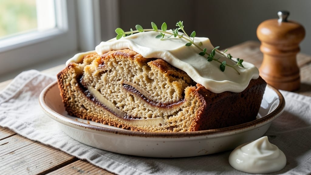 Banana Bread Recipe With Cream Cheese and Sour Cream: Ultra-Moist Crust and Gooey Swirls