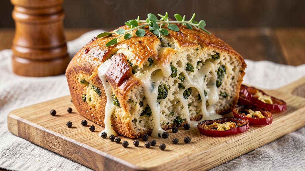 Amish Jalapeño Cheese Bread Recipe: Crispy Crust With Spicy Cheese Pulls