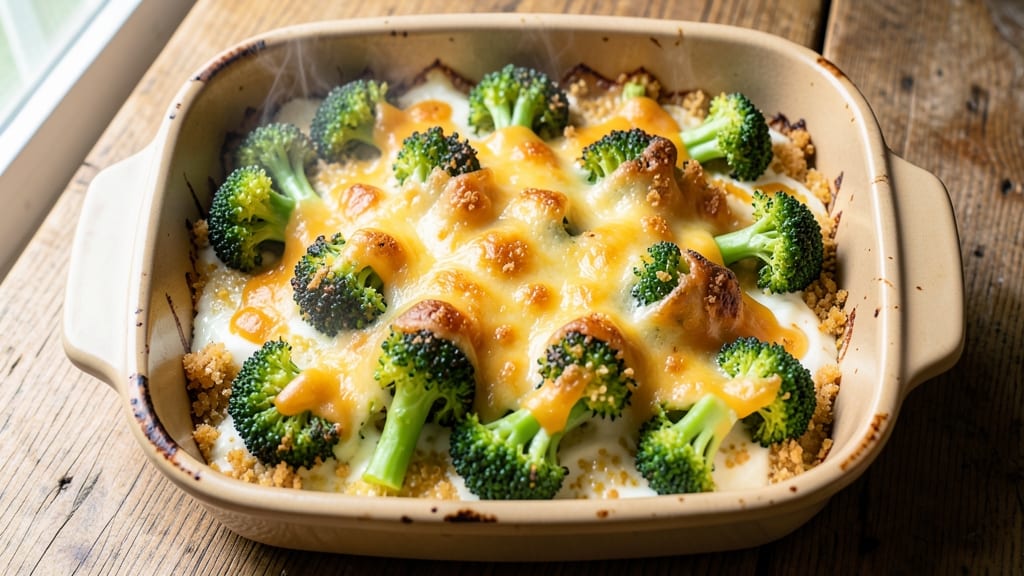 Baked Broccoli and Cheese Casserole Recipe: Crispy Top, Hidden Veggie Powerhouse