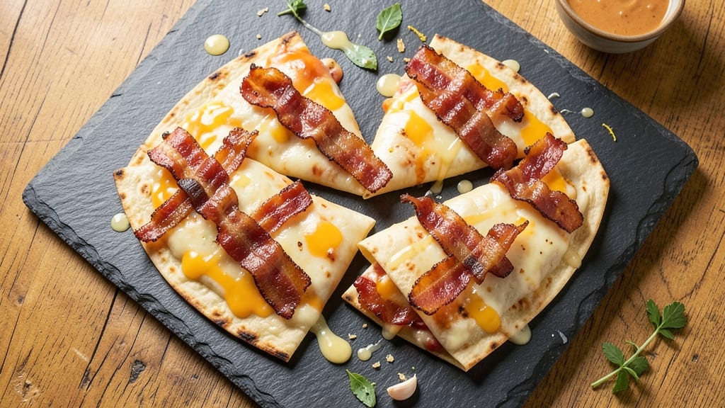 Bacon and Cheese Quesadillas Recipe: Crispy Edges, Gooey Pull-Apart Layers