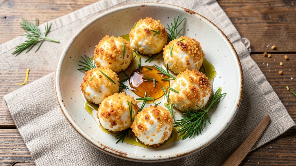 Air Fried Goat Cheese Balls Recipe: Crispy Shells With Tangy Pull-Apart Magic