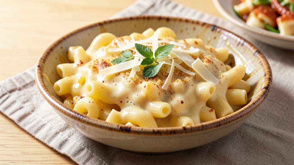 Asiago Macaroni and Cheese Recipe: Nutty, Melty Layers With Crispy Breadcrumbs