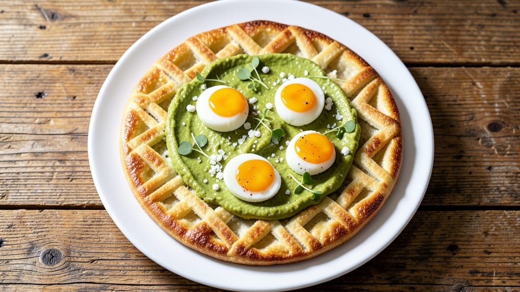 Avocado, Cottage Cheese, and Egg Flatbread Recipe: Savory Crust With Creamy Fillings