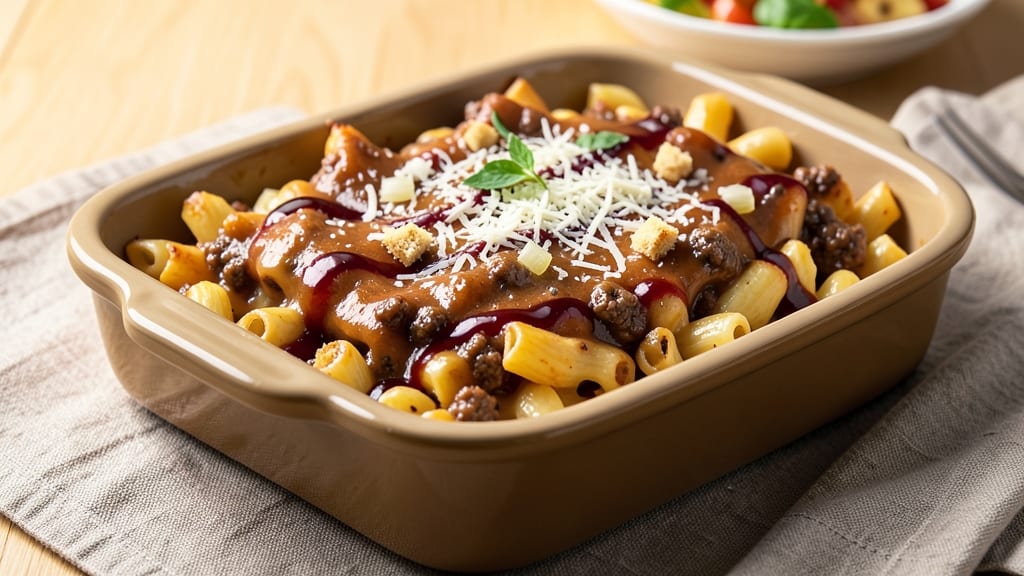 Baked Mac and Cheese Recipe with Ragu Cheese Sauce: Triple-Cheese Layers and Ragù-Infused Richness