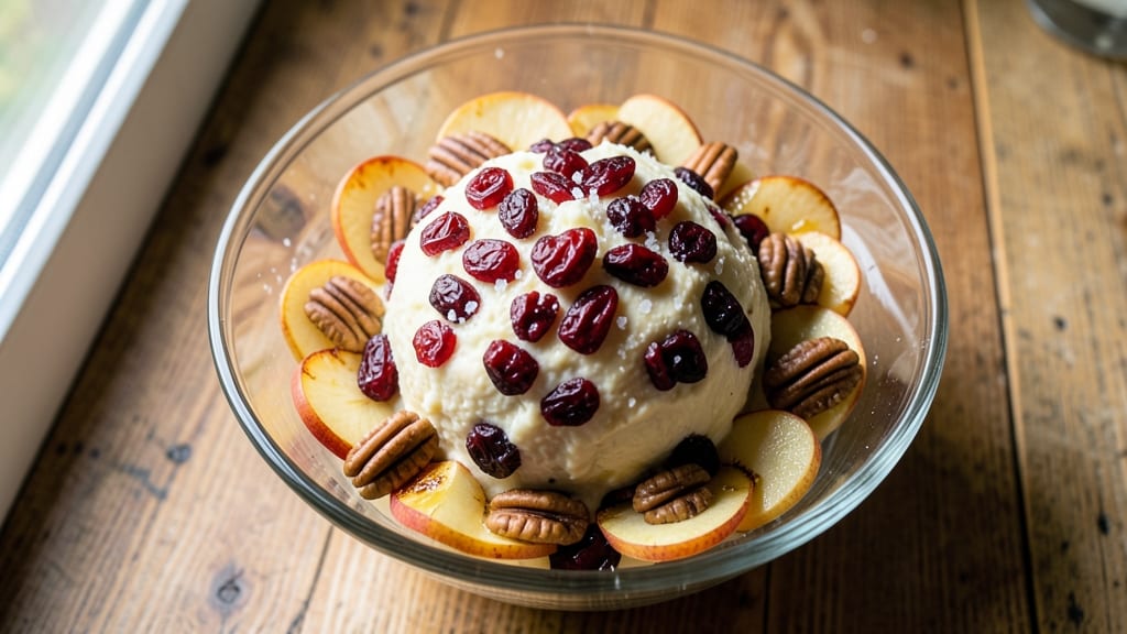 Apple Pecan Cranberry Cheese Ball Recipe: Festive Bite-Sized Holiday Magic