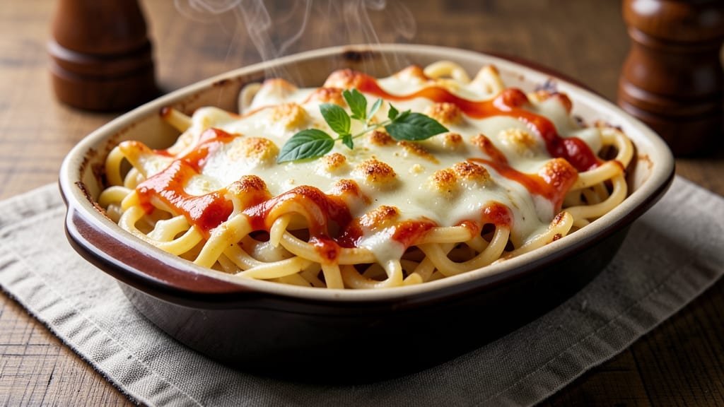 Baked Mac and Cheese Recipe with Spaghetti Noodles: Spaghetti Twist for Extra Hearty Bites