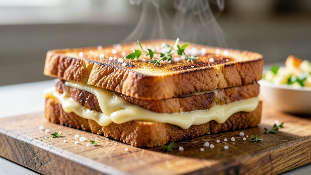 Alton Brown's Grilled Cheese Recipe: Crispy-Golden Crusts and Stringy Cheese Pulls