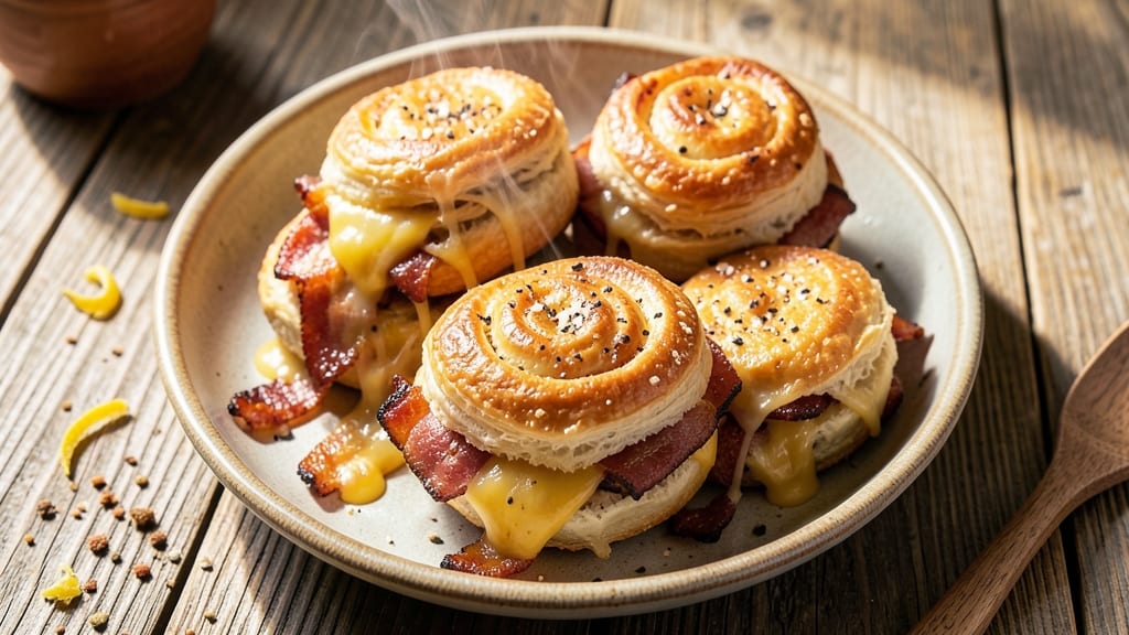 Bacon and Cheese Kolache Recipe: Flaky Layers With Smoky-Sweet Filling