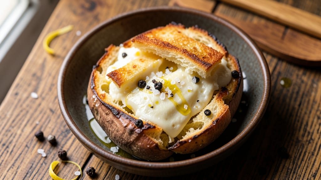 Baked Potato Grilled Cheese Recipe: Crispy-Golden Crust Meets Warm Cheese Rivers
