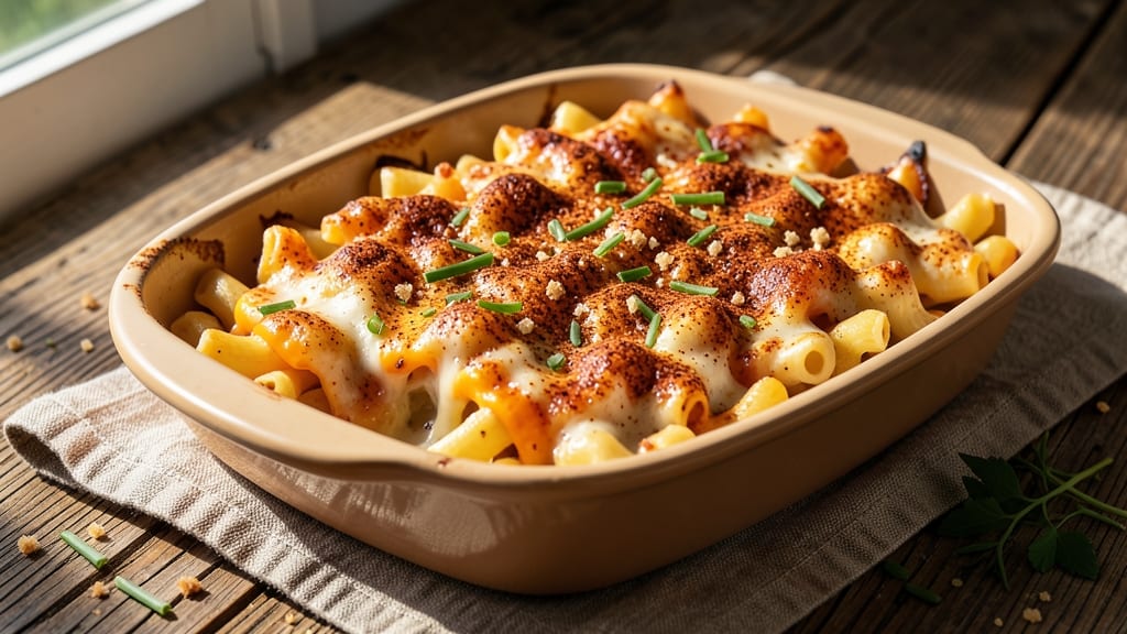 Baked Mac and Cheese Recipe with Smoked Paprika: Smoky-Spiced Crust and Gooey Pull-Apart Magic