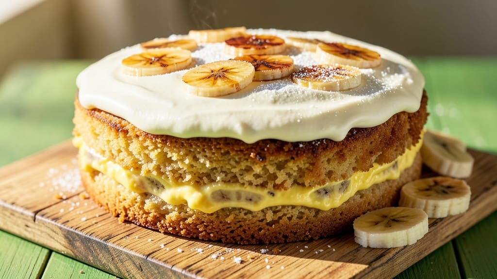 Banana Pudding Cream Cheese Pound Cake Recipe: Triple-Layered Bliss With Vanilla Swirls