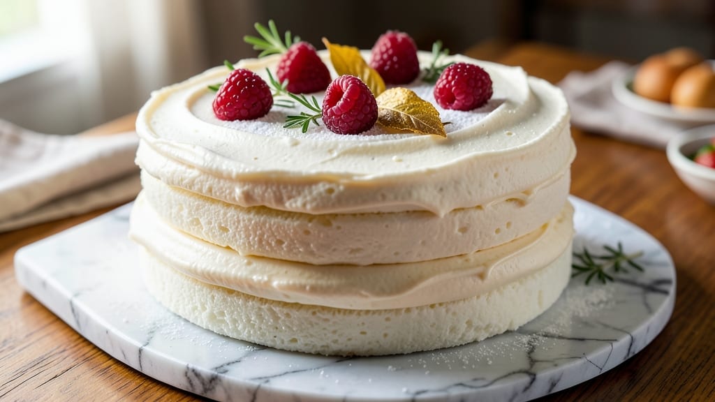 Angel Food Cake With Cream Cheese Frosting Recipe: Light-as-Air Layers With Tangy-Sweet Balance