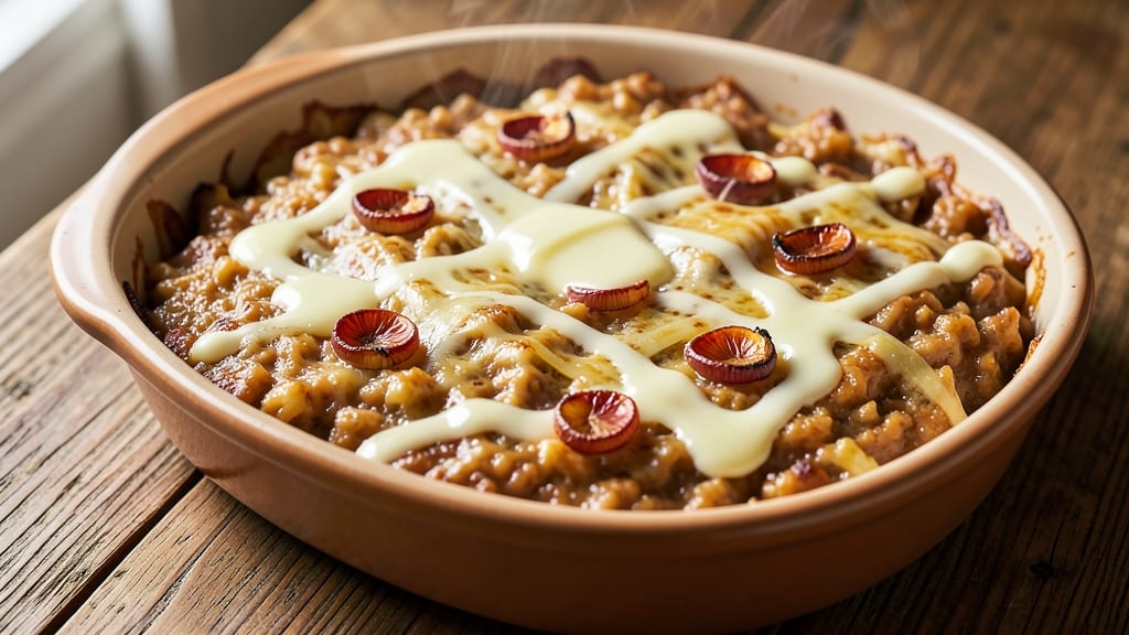Baked Garlic Cheese Grits Recipe: Golden Crust Meets Velvety Cheese Rivers