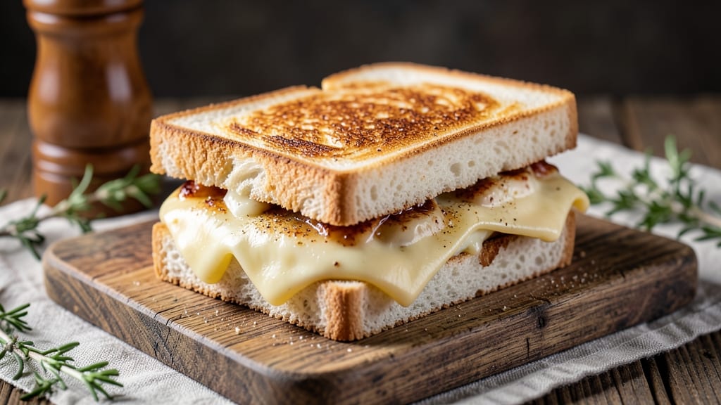 American Grilled Cheese Recipe: Crispy-Golden Crust With Melted Cheese Rivers