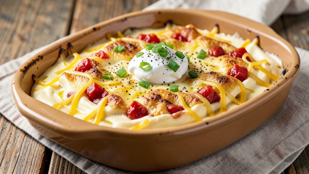 Baked Cream Cheese Salsa Dip Recipe: Crispy Top, Cool Salsa Swirls