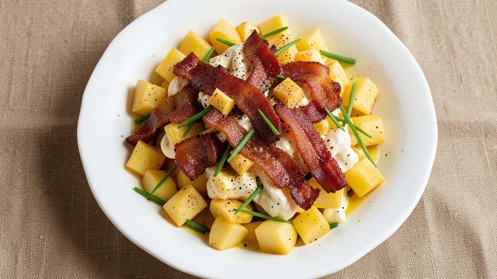 Bacon Cheese Potato Salad Recipe: Smoky Crunch Meets Creamy Pull-Apart Bites