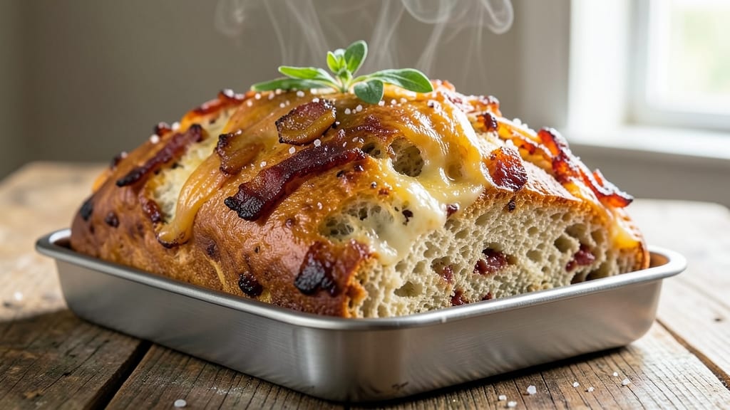 Bacon Cheese Bread Machine Recipe: Smoky Crisp Edges With Melty Pulls