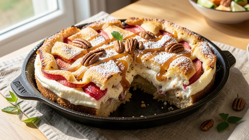 Apple Cream Cheese Dump Cake Recipe: Warm Spice Crunch Over Gooey Fillings