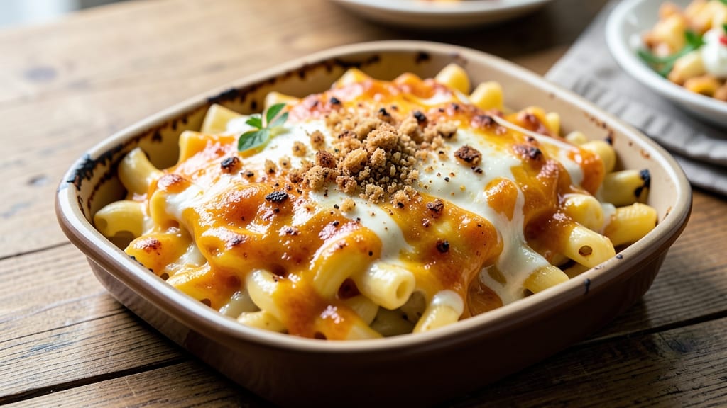 Baked Mac and Cheese Recipe: Crispy Crust, Stringy Pull-Apart Cheese