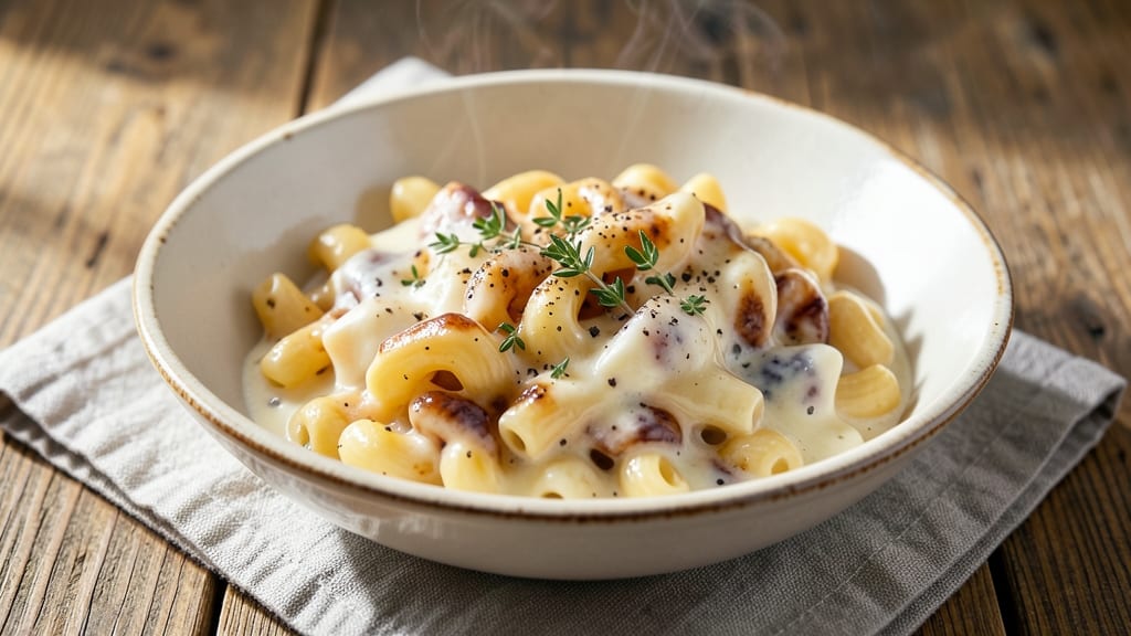 Anthony's Mac and Cheese Recipe: Crispy Breadcrumb Crown Over Smoky Cheddar Streaks