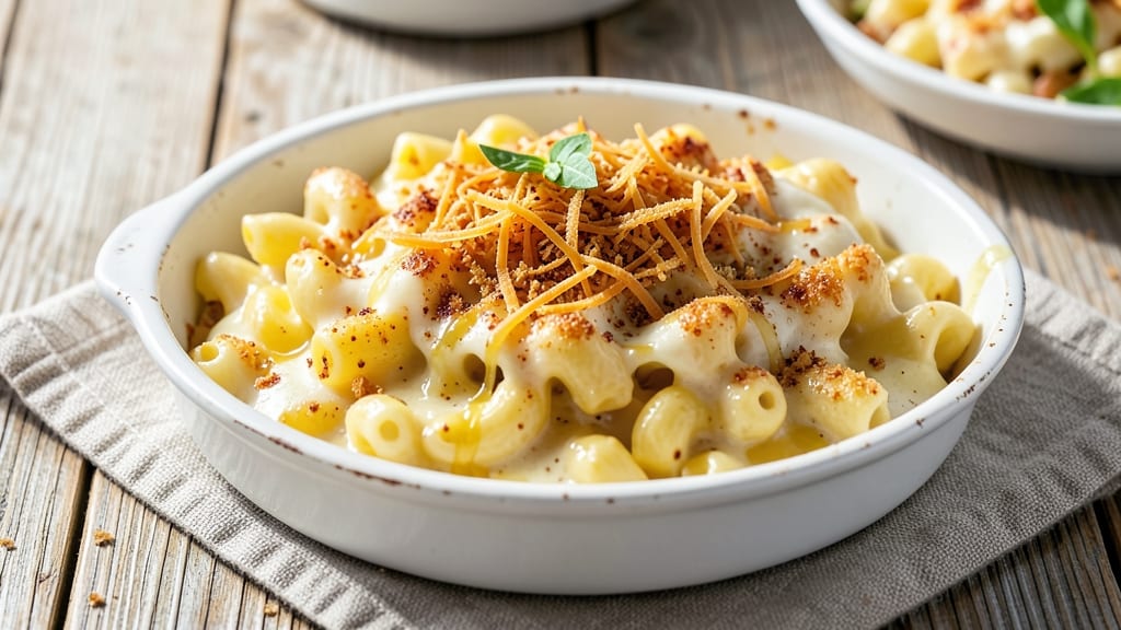 Baked Macaroni and Cheese Recipe From Scratch: Cheesy Crisp Top That Pulls Apart Like a Dream