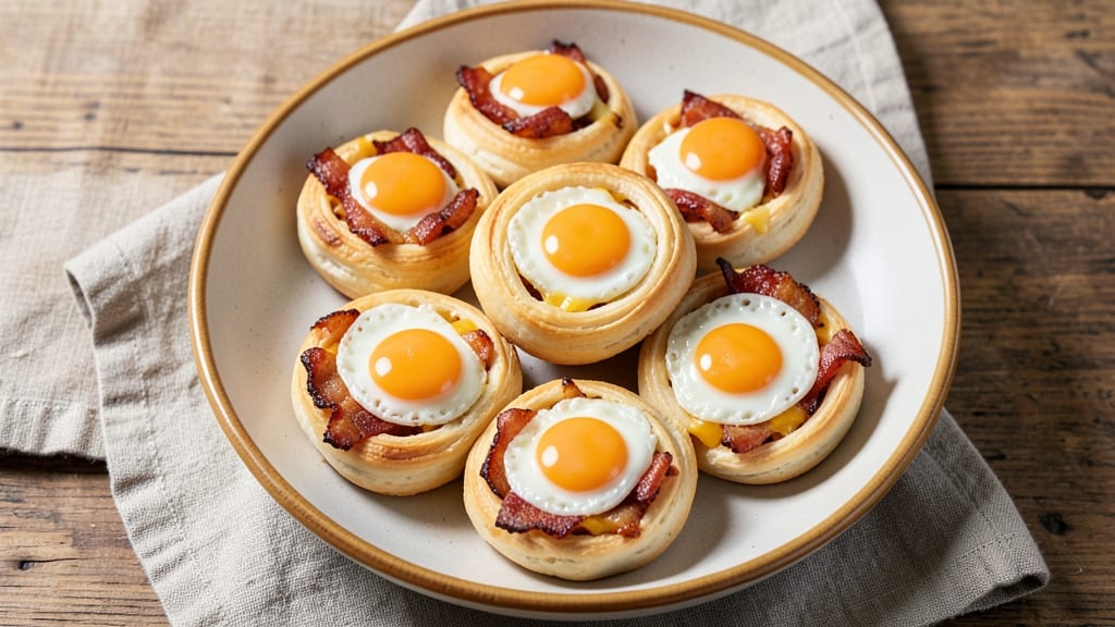 Bacon Egg and Cheese Kolache Recipe: Flaky Pastry Wrapped in Smoky Sweetness