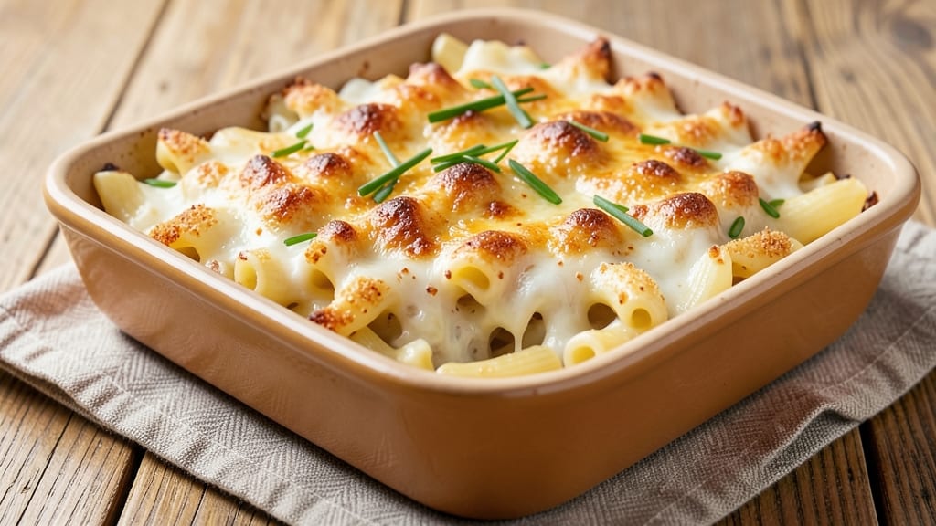 Baked Mac and Cheese With Ricotta Recipe: Triple-Layered Crunch and Silky Pulls