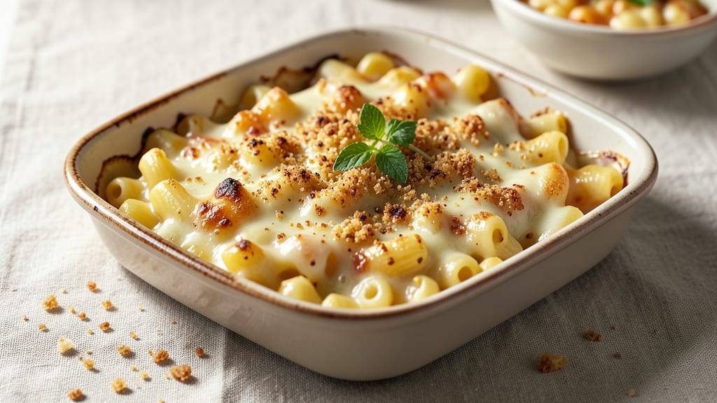 Baked Macaroni and Cheese Recipe Velveeta Bread Crumbs: Triple-Layered Crunch and Pull-Apart Magic