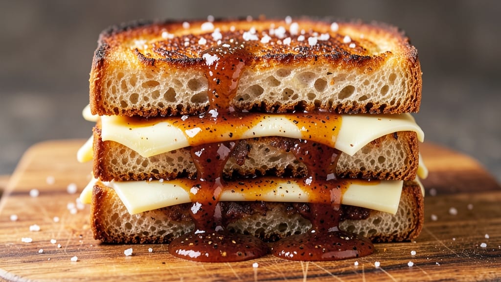 BBQ Grilled Cheese Sandwich Recipe: Smoky-Sweet Crust and Gooey Pull-Apart Layers