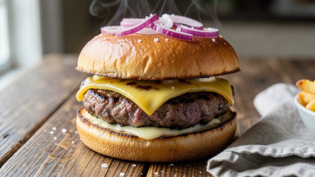 Applebee's Grilled Cheese Burger Recipe: Crispy-Grilled Sandwich with Juicy Beef and Melty Cheese Layers