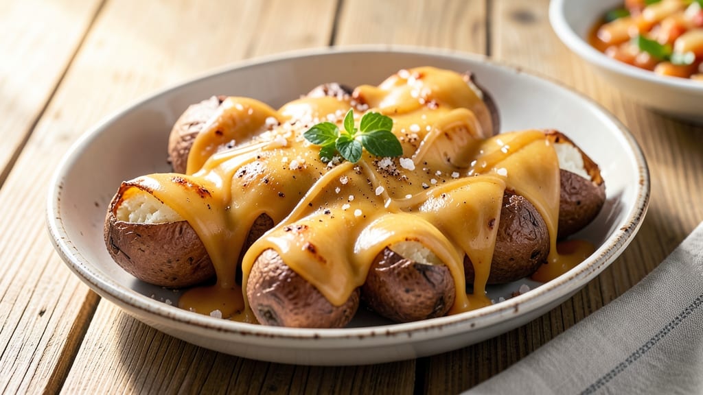 American Cheese Potato Recipe: Crispy Crust, Melty Streaks in One Pan