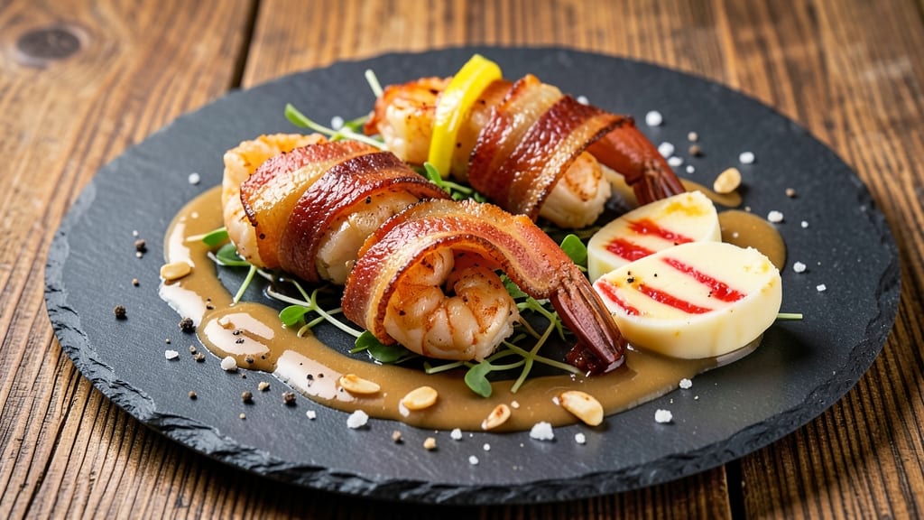 Bacon-Wrapped Shrimp With Pepper Jack Cheese Recipe: Smoky Cheese Crunch Meets Juicy Shrimp Bites