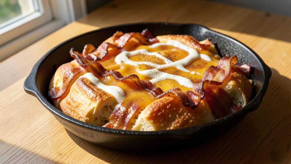 Bacon Cheese Pull Apart Recipe: Smoky Crispy Top With Gooey Cheddar Streaks