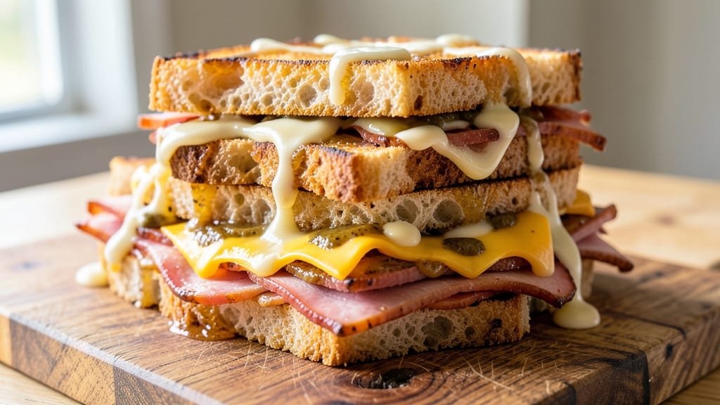 Baked Ham and Cheese Party Sandwiches Recipe: Crispy-Crusted Crowd Pleaser in 20 Minutes