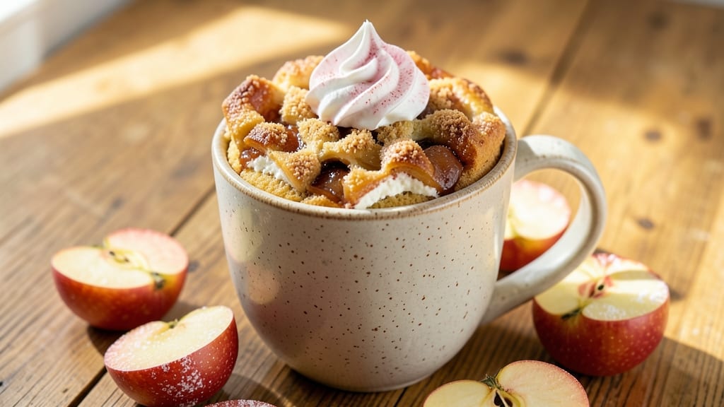 Apple Pie Cottage Cheese Mug Cake Recipe: Warm Spice Swirls in 5 Minutes