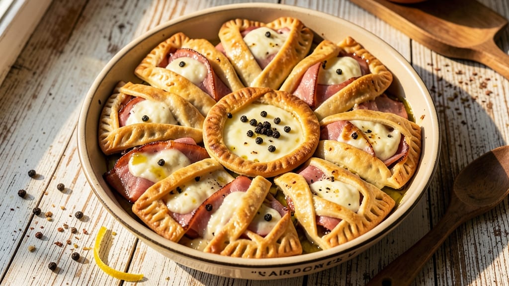 Argentinian Ham and Cheese Empanadas Recipe: Flaky Pastry Cradles Smoky-Sweet Filling