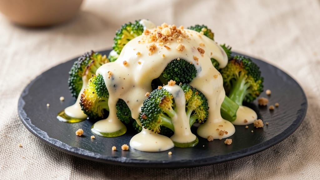 Baked Broccoli With Cheese Sauce Recipe: Crispy-Topped Veggie Bites in One Pan