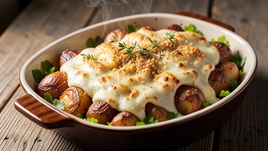 Alpine Cheese Potato Dish Recipe: Swiss-Style Fondue Bites With Crusty Breadcrumbs