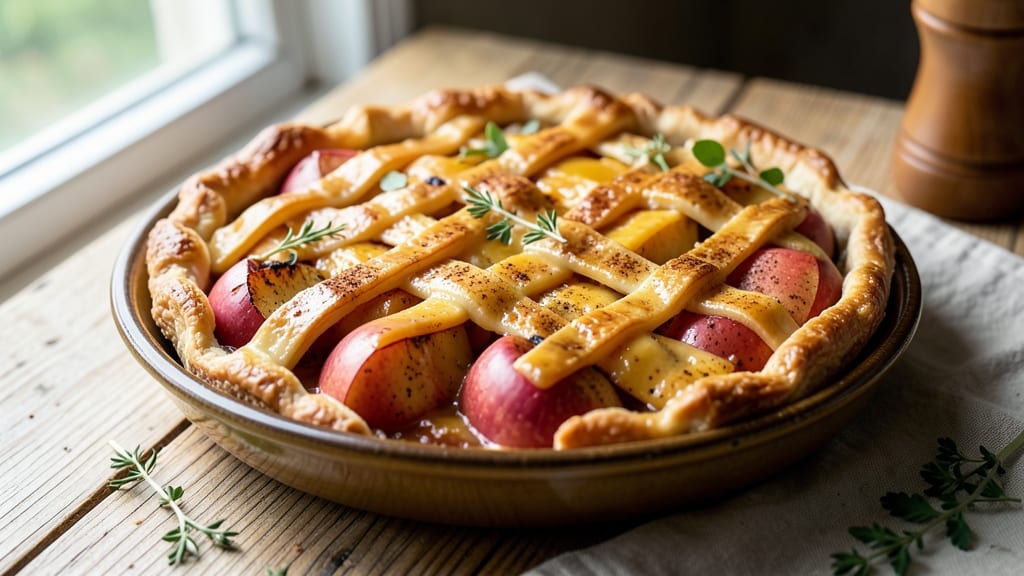 Apple and Cheese Pie Recipe UK: Spiced Apple Filling Meets Sharp Cheddar Crust