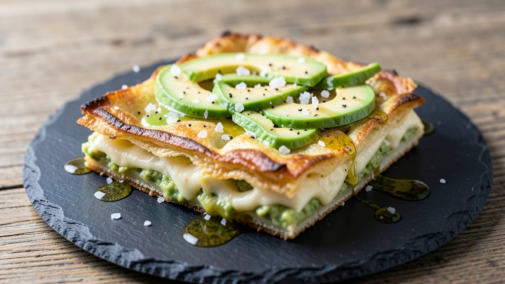 Avocado Cheese Crisp Recipe: Golden Crust With Creamy Avocado Heart