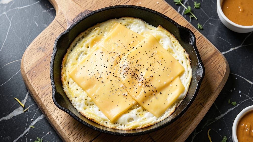 American Cheese Omelette Recipe: Golden Crust, Melty Pull-Apart Layers