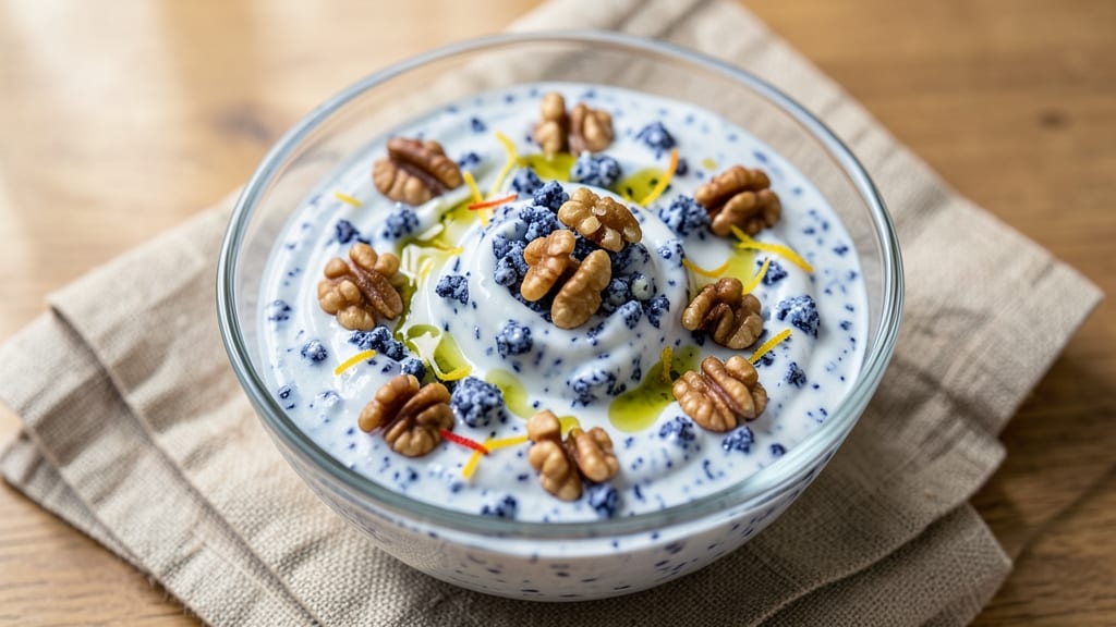 Basic Blue Cheese Dressing Recipe: Tangy Creaminess With Crunchy Walnut Twist