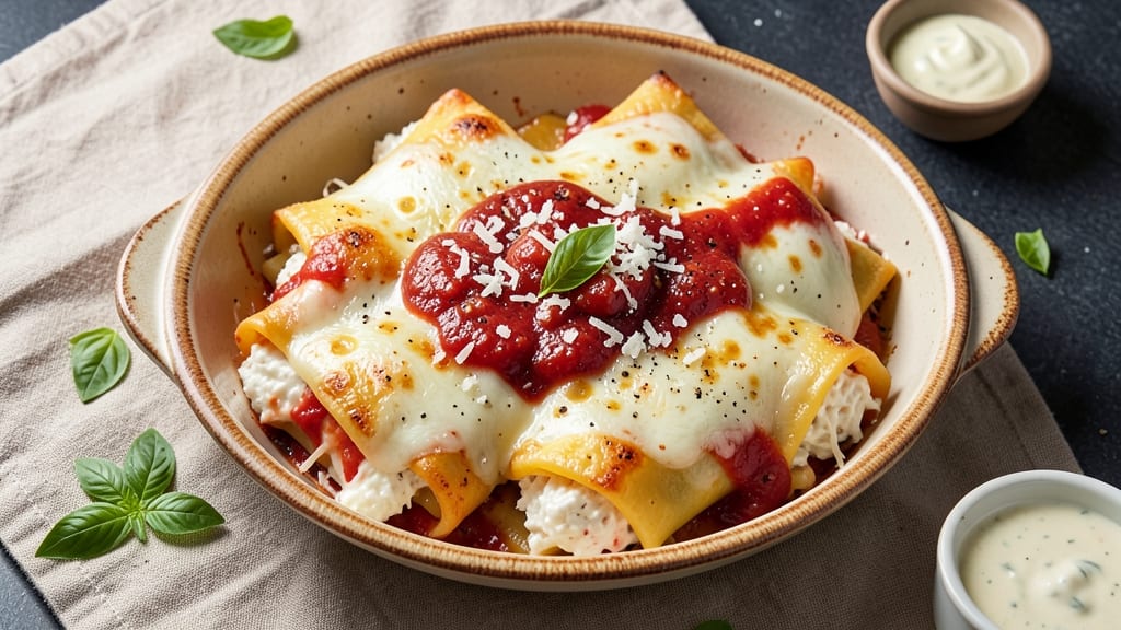 Barilla Cheese Manicotti Recipe: Pasta-Shell Wrapped in Tangy Ricotta and Mozzarella