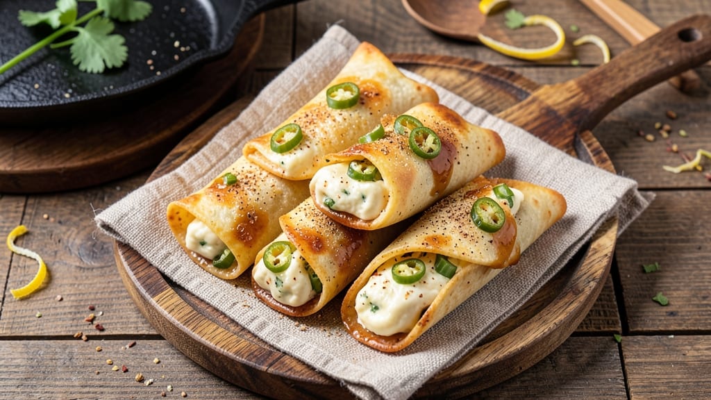 7-11 Jalapeño Cream Cheese Taquitos Recipe: Spicy Kick and Crispy Crunch in 15 Minutes