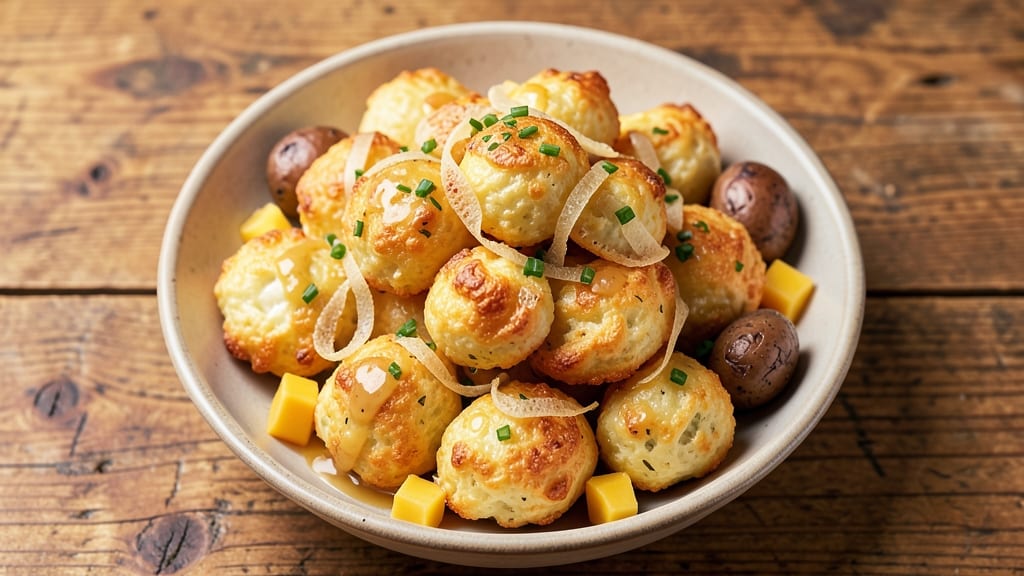 Bavarian Inn Potato Cheese Puffs Recipe: Crispy Bites With Golden Crusts