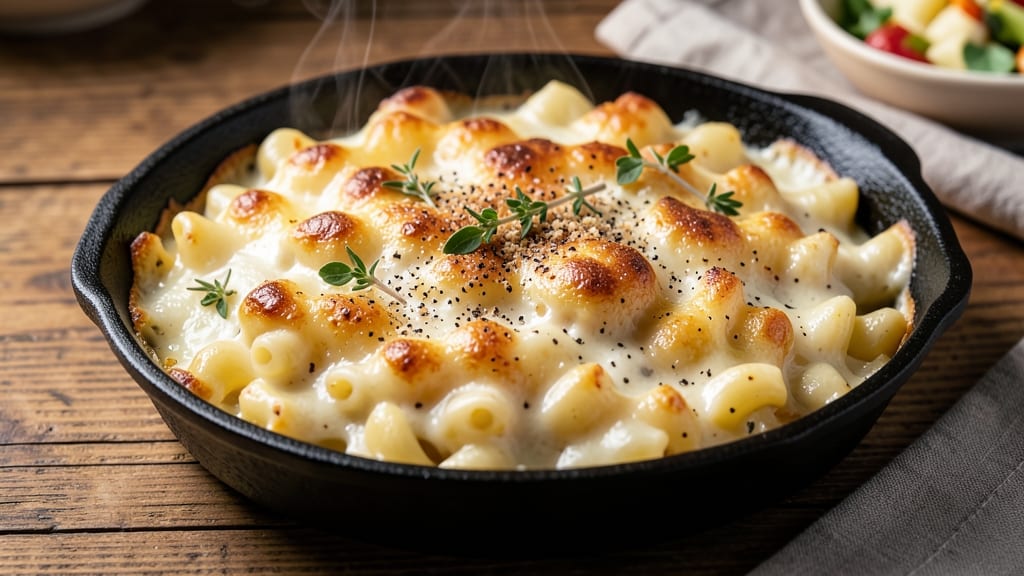 Baked Mac and Cheese Recipe Without Cooking Noodles First: One-Pan No-Boil Creamy Dream