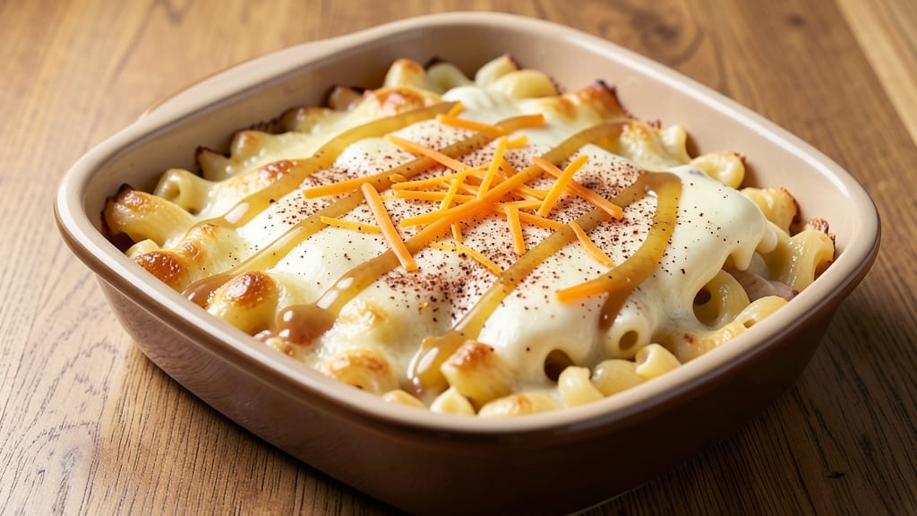 Baked Mac and Cheese Recipe With Velveeta Block: One-Pan Cheese Pull with Crispy Breadcrumb Crown