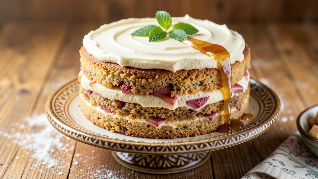 Apple Cream Cheese Pound Cake Recipe: Spiced Apple Layers and Tangy Cheese Swirls