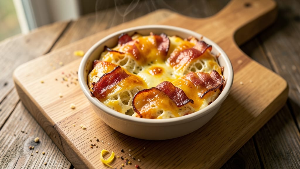 Bacon Egg and Cheese Egg Bites Recipe: Crispy Edges, Runny Yolk Magic
